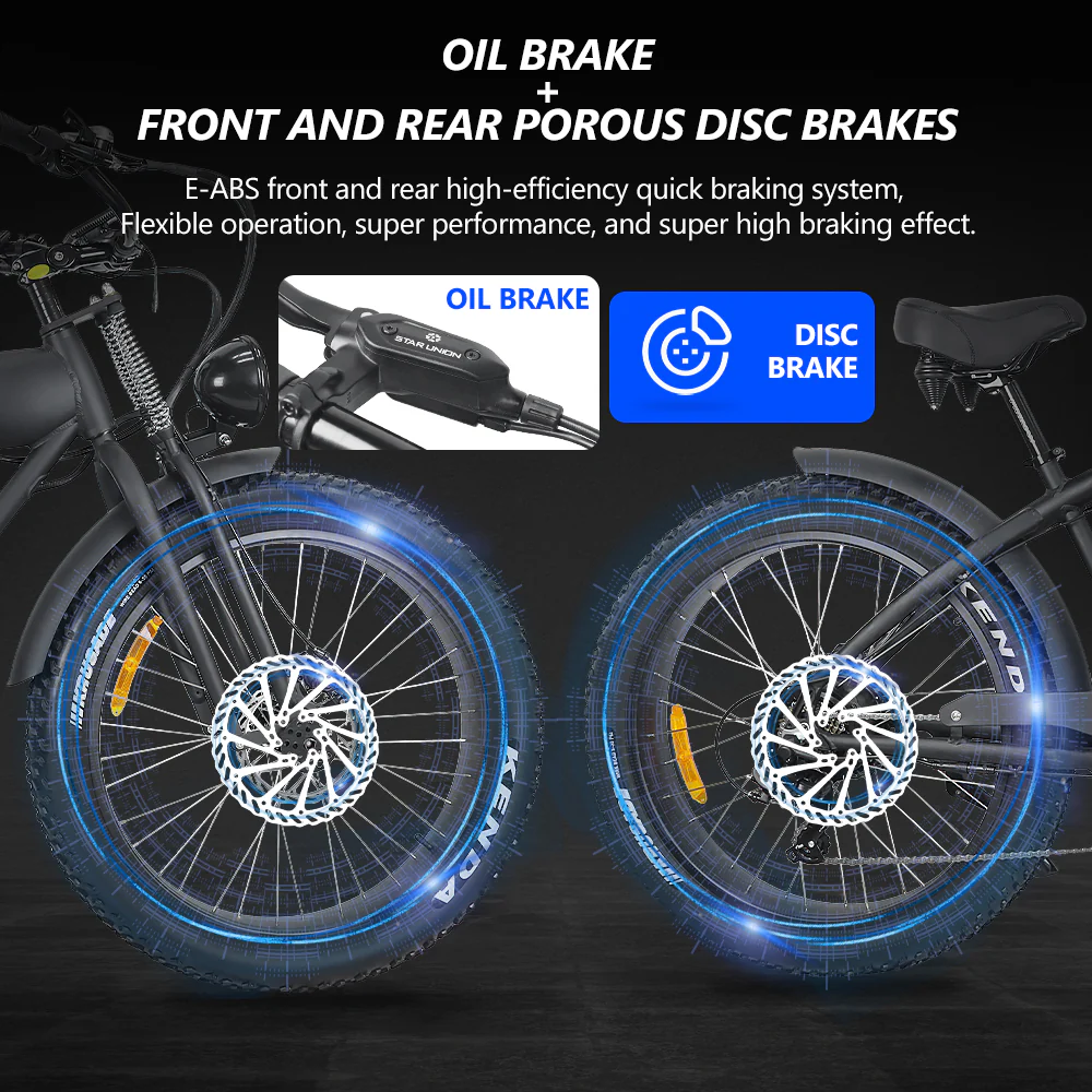 EU US warehouse Hidoes B3 ebike 1200w Bicycle electric motor bicycle fat tire electric mountain bike Hidoes B3 - Image 4