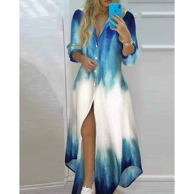 Europe and the United States spring and summer fashion sexy blouse dress dress women - Image 10