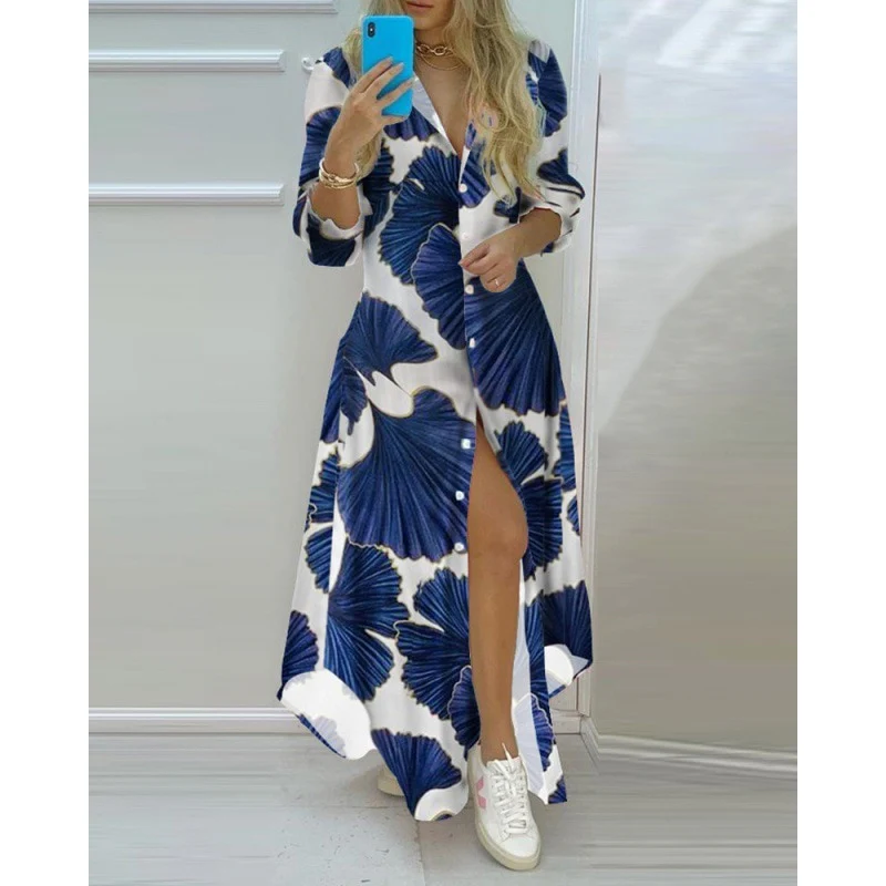 Europe and the United States spring and summer fashion sexy blouse dress dress women - Image 6