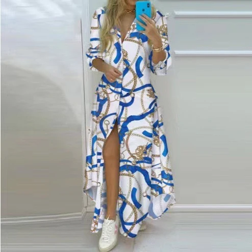 Europe and the United States spring and summer fashion sexy blouse dress dress women - Image 8