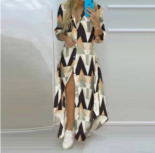 Europe and the United States spring and summer fashion sexy blouse dress dress women - Image 9