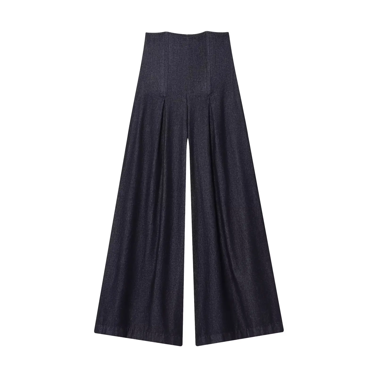 European and American 2025 autumn new arrivals, ultra-high-waisted, slimming, wide-leg jeans, niche and versatile