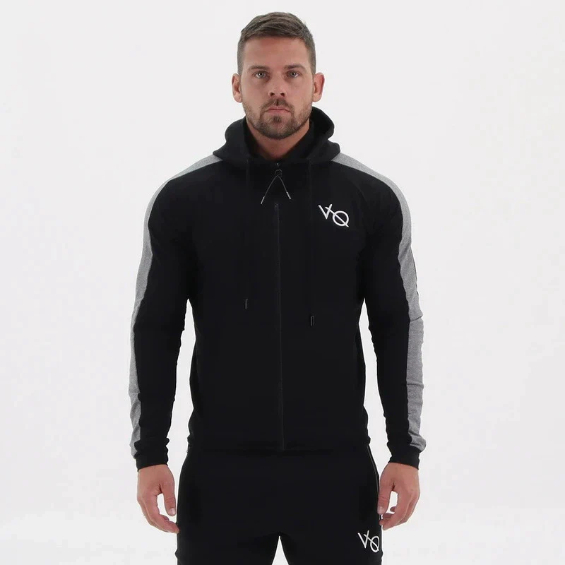 European and American Men's Running Brothers Fitness Clothes Sports Hoodies - Image 3