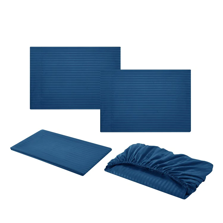 European and American style twill microfiber bedsheet bed sheet polyester bedsheet set ready to ship - Image 16