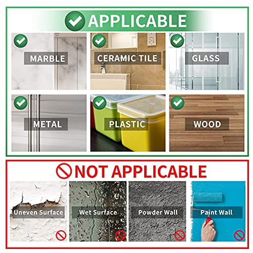 EZlifego Double Sided Tape Heavy Duty, Extra Large Nano Adhesive Tape, Clear Mounting Picture Hanging Adhesive Strips,Removable Wall Tape Sticky Poster Tape Decor Carpet Tape(9.85FT) - Image 2