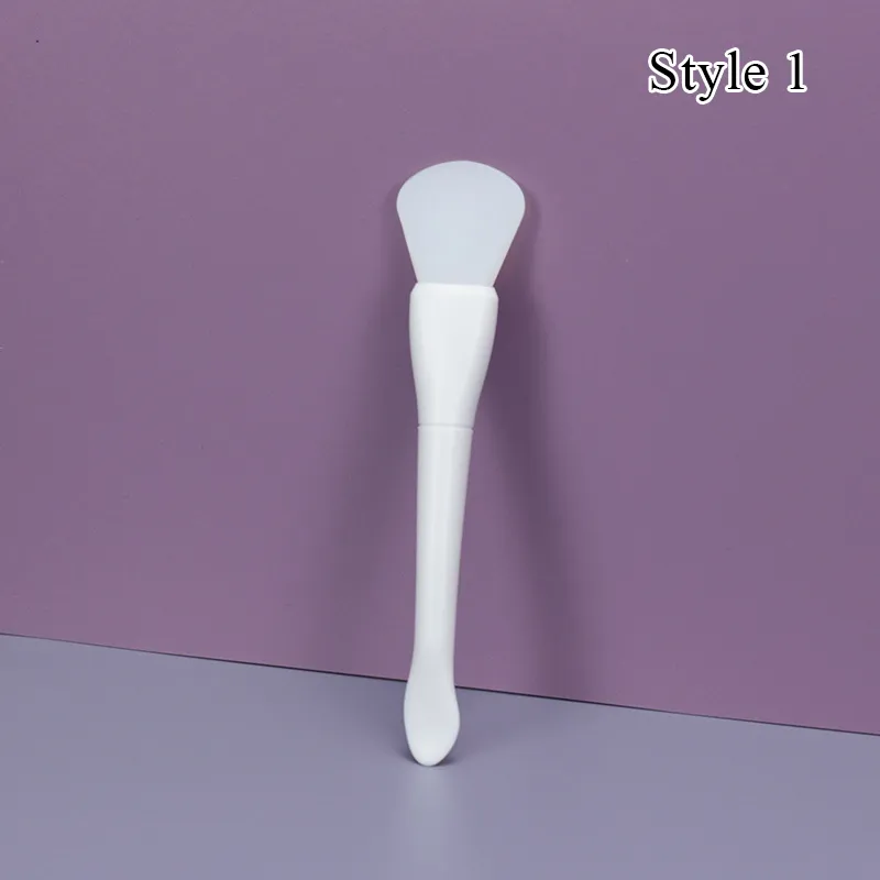 Face Mask Brush Flat Soft Hair Facial Cleansing Skin Care Blender Foundation Applicator Concealer Brush Beauty Makeup Tool - Image 19