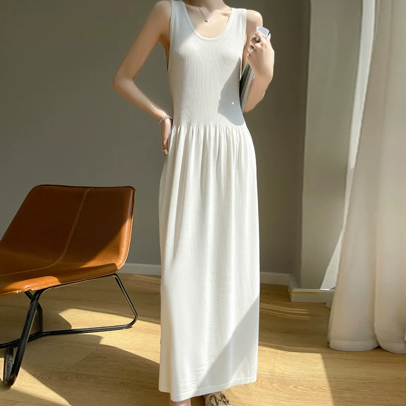 Fancy Ice Silk Inner Match Sleeveless Bottoming Suspender Skirt - Image 4