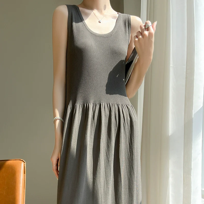 Fancy Ice Silk Inner Match Sleeveless Bottoming Suspender Skirt - Image 6