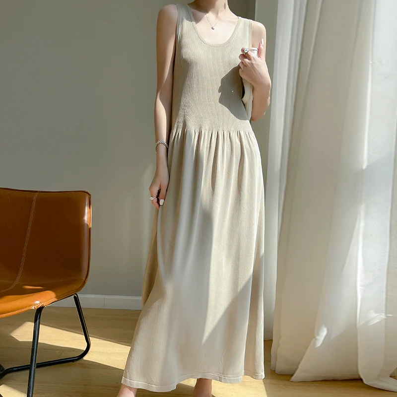 Fancy Ice Silk Inner Match Sleeveless Bottoming Suspender Skirt - Image 7