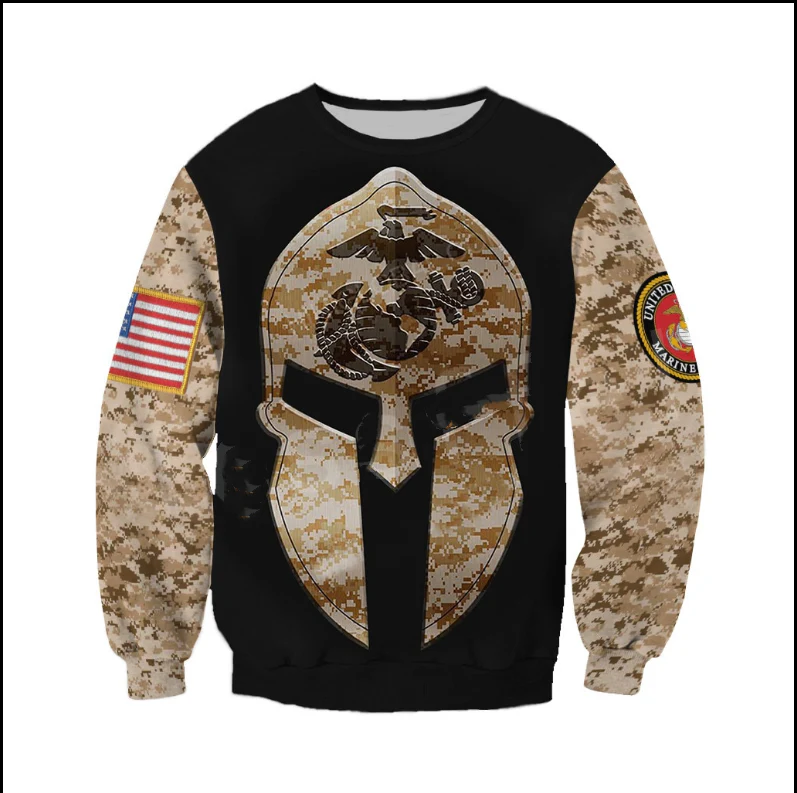 Fashion 3D Digital Printing Men's Long Sleeve Hoodie - Image 2