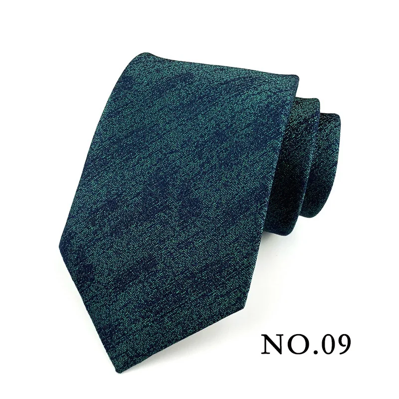 Fashion 8CM Mens Necktie Polka Dot Stripes Paisley Ties For Man Jacquard Woven Ascot Green Color Business Party Accessories - Image 11