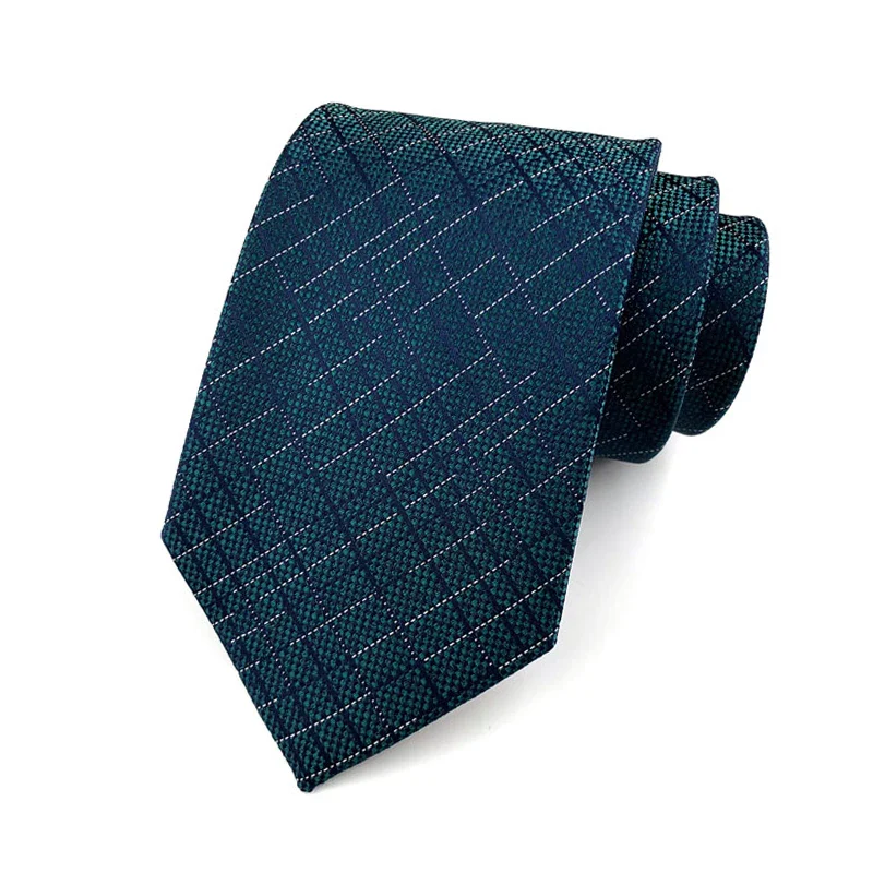 Fashion 8CM Mens Necktie Polka Dot Stripes Paisley Ties For Man Jacquard Woven Ascot Green Color Business Party Accessories - Image 32