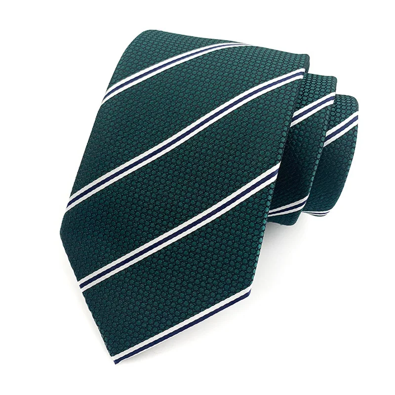 Fashion 8CM Mens Necktie Polka Dot Stripes Paisley Ties For Man Jacquard Woven Ascot Green Color Business Party Accessories - Image 37