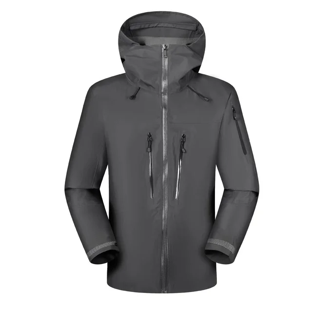 Fashion ARC 1:1 Three Layer Outdoor Waterproof Jacket For Men GORE SV Male Casual Lightweight Hiking Jackets - Image 8