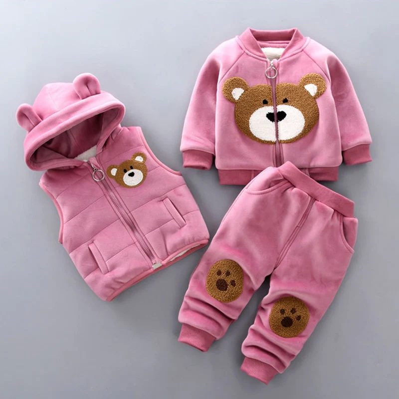 Fashion Baby Boys Clothes Autumn Winter Warm Baby Girls Clothes Kids 3pcs Outfits Suit Newborn Baby Clothes Infant Clothing Sets - Image 13