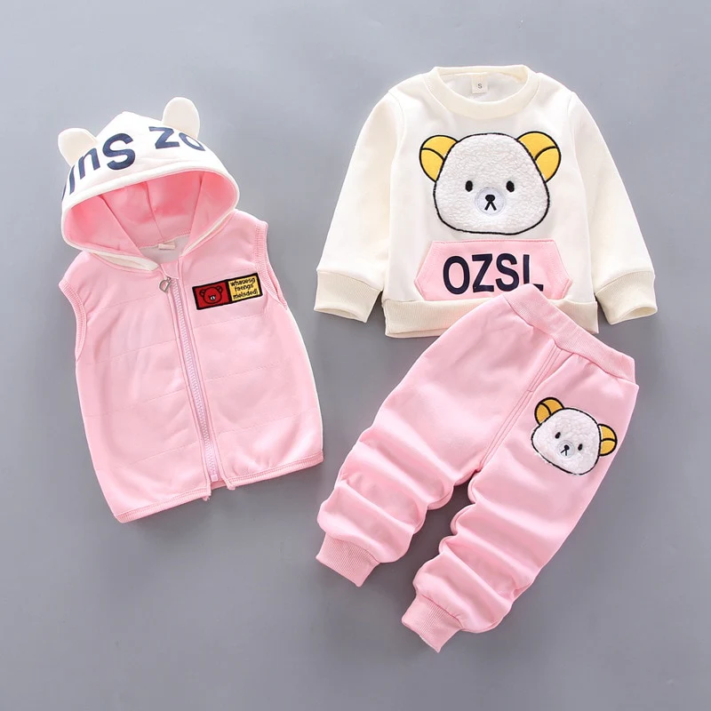 Fashion Baby Boys Clothes Autumn Winter Warm Baby Girls Clothes Kids 3pcs Outfits Suit Newborn Baby Clothes Infant Clothing Sets - Image 21