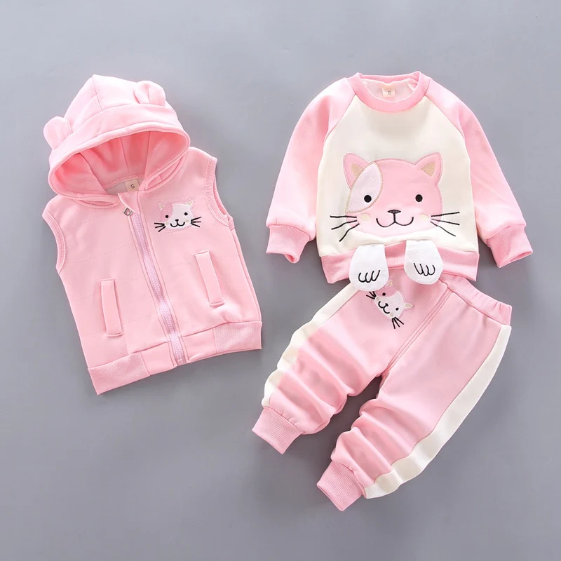 Fashion Baby Boys Clothes Autumn Winter Warm Baby Girls Clothes Kids 3pcs Outfits Suit Newborn Baby Clothes Infant Clothing Sets - Image 26