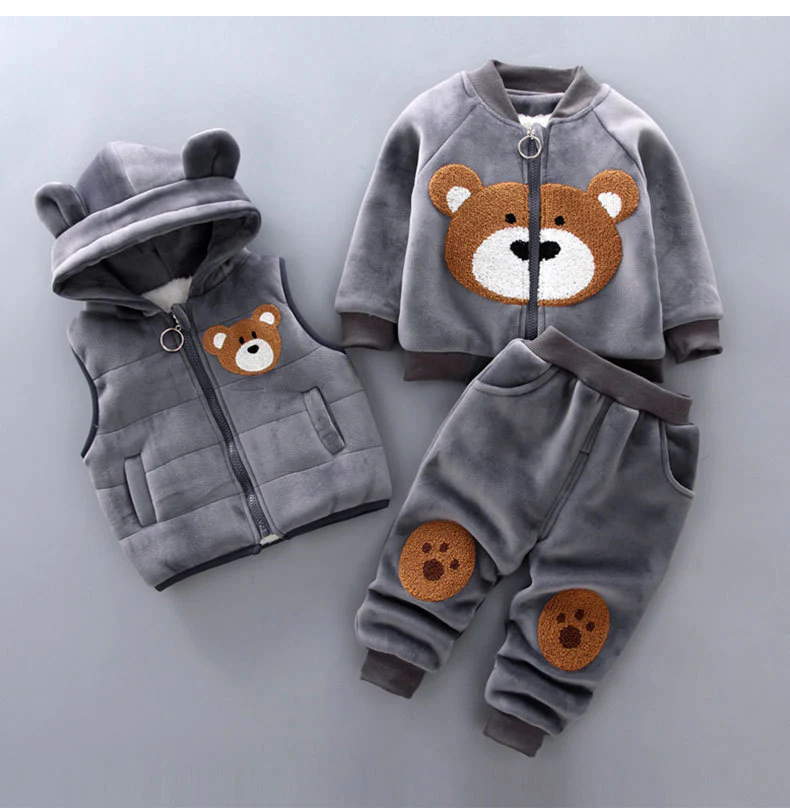 Fashion Baby Boys Clothes Autumn Winter Warm Baby Girls Clothes Kids 3pcs Outfits Suit Newborn Baby Clothes Infant Clothing Sets - Image 28
