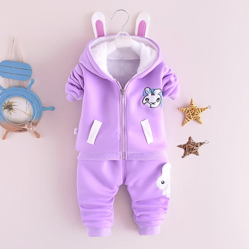 Fashion Baby Boys Clothes Autumn Winter Warm Baby Girls Clothes Kids 3pcs Outfits Suit Newborn Baby Clothes Infant Clothing Sets - Image 3