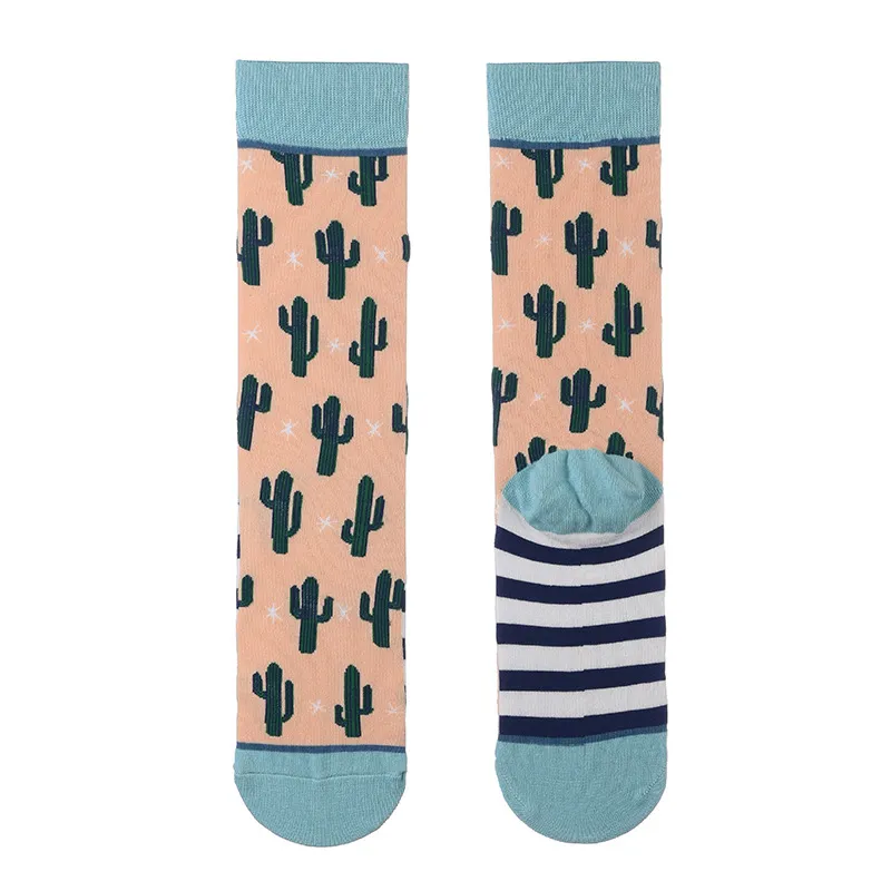 Fashion Colorful Autumn Winter Stocking Women's Socks Plant Hedgehog Slothsi Cotton Socks Personality Straight Trendy Socks - Image 13