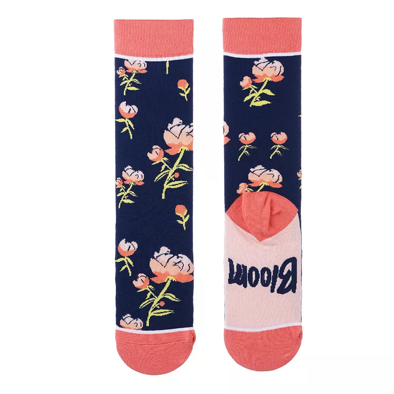 Fashion Colorful Autumn Winter Stocking Women's Socks Plant Hedgehog Slothsi Cotton Socks Personality Straight Trendy Socks - Image 18