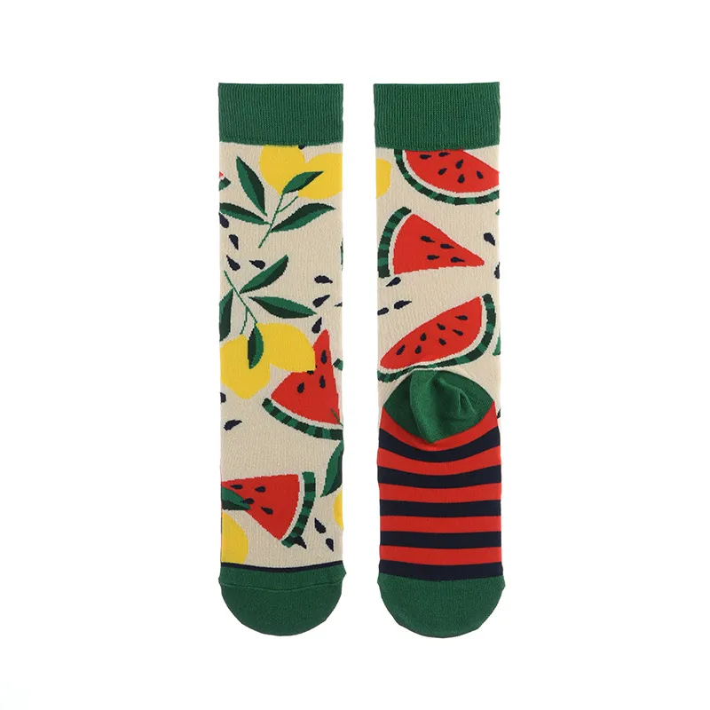 Fashion Colorful Autumn Winter Stocking Women's Socks Plant Hedgehog Slothsi Cotton Socks Personality Straight Trendy Socks - Image 22