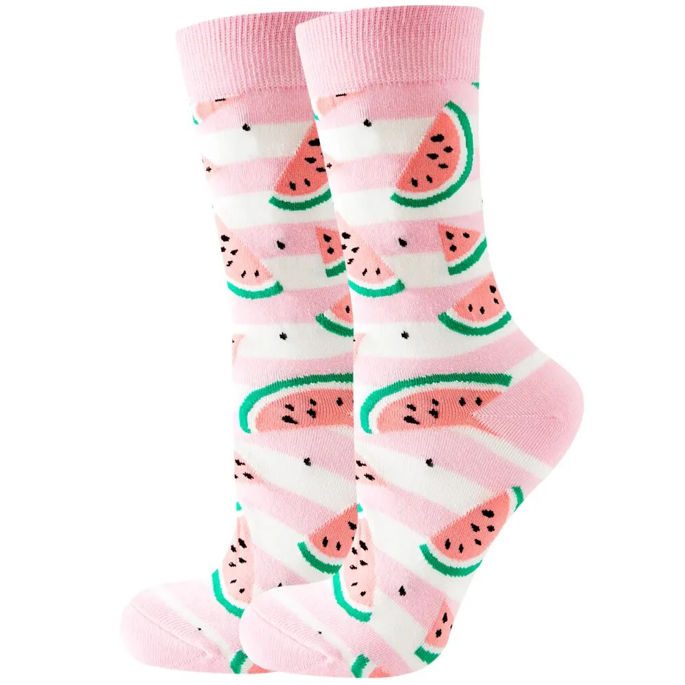 Fashion Colorful Autumn Winter Stocking Women's Socks Plant Hedgehog Slothsi Cotton Socks Personality Straight Trendy Socks - Image 33