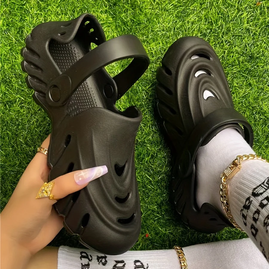 Fashion Creative Soft Sole Hole Shoes For Women, Breathable And Comfortable Outdoor Sandals - Image 21