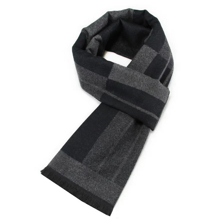 Fashion Design Casual Scarves Winter Women  Men's Thicken Cashmere Scarf Luxury Brand High Quality Warm Scarves Men - Image 17