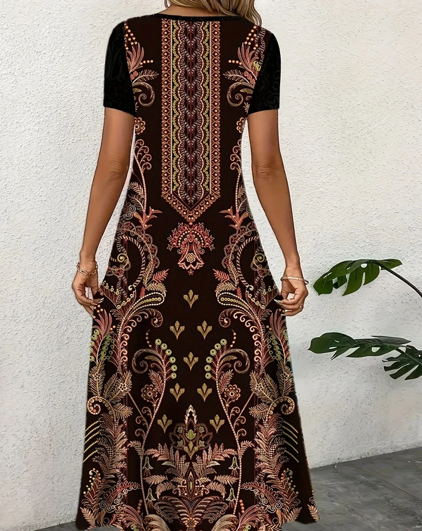 Fashion Elegant Women Dress Loose Casual Dress Women Dress New Temperament - Image 5