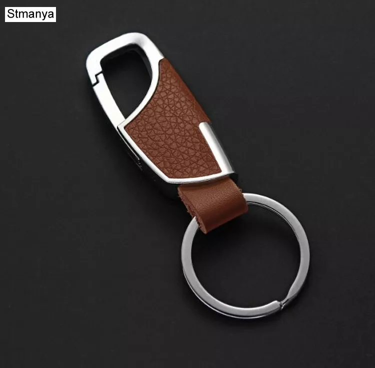 Fashion Leather key Chain New Men Women Metal Waist Hanging KeyChain Best Gift Key Ring jewelry - Image 2