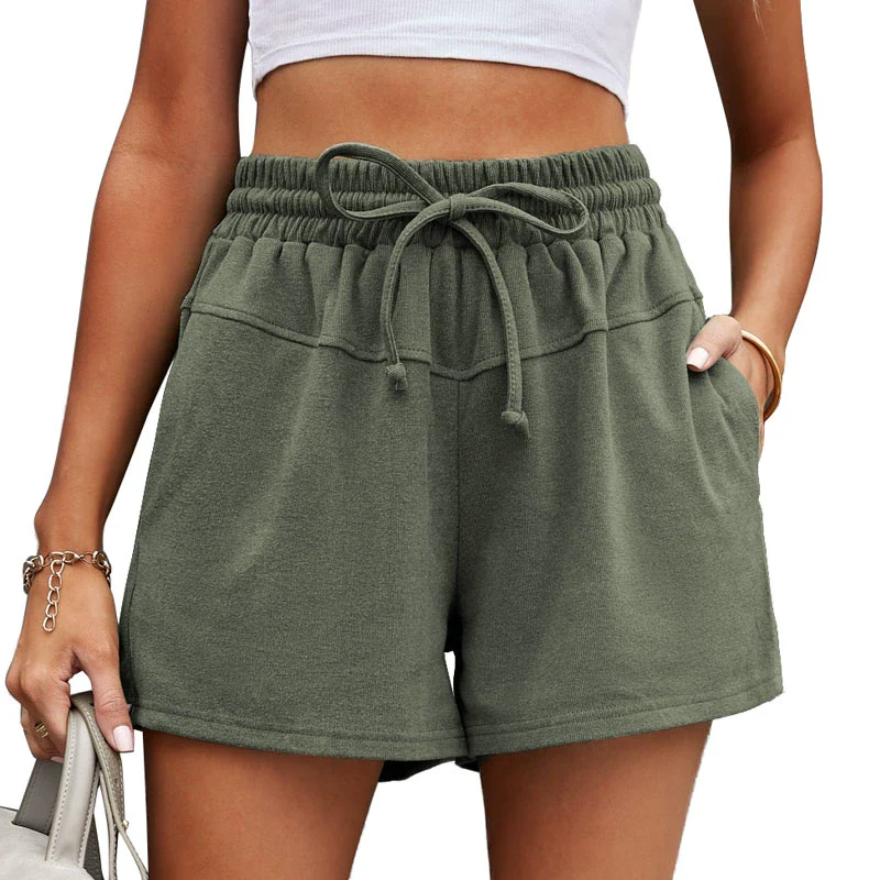 Fashion Loose Casual Summer Shoelace Waist-Tight Shorts - Image 12