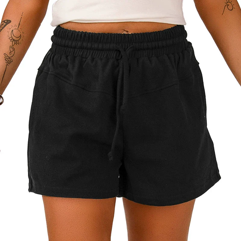 Fashion Loose Casual Summer Shoelace Waist-Tight Shorts - Image 13