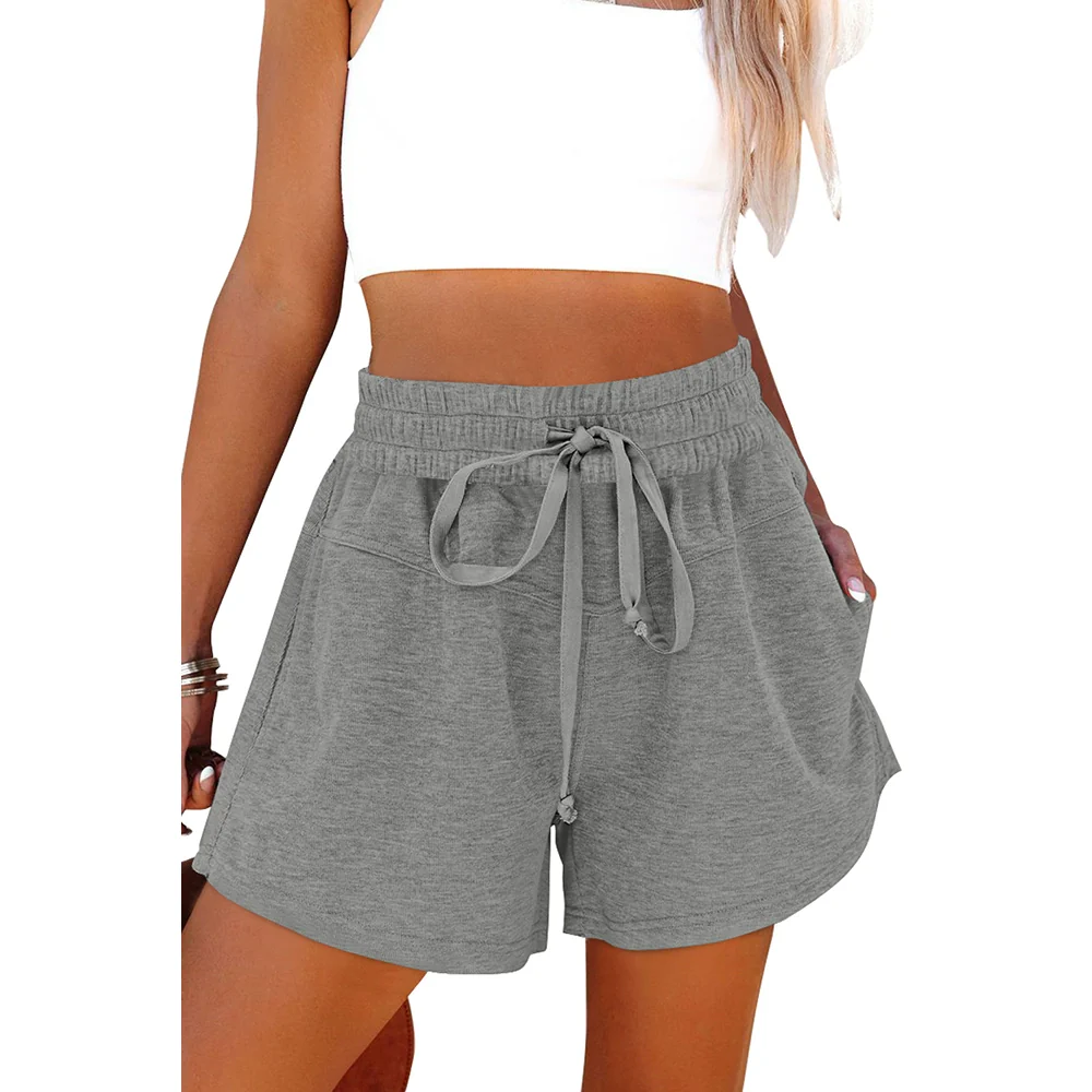 Fashion Loose Casual Summer Shoelace Waist-Tight Shorts - Image 7