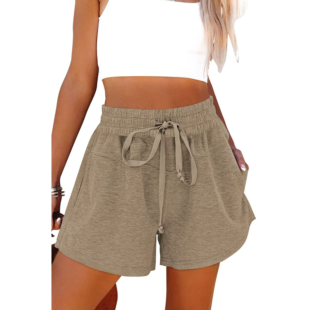 Fashion Loose Casual Summer Shoelace Waist-Tight Shorts - Image 8