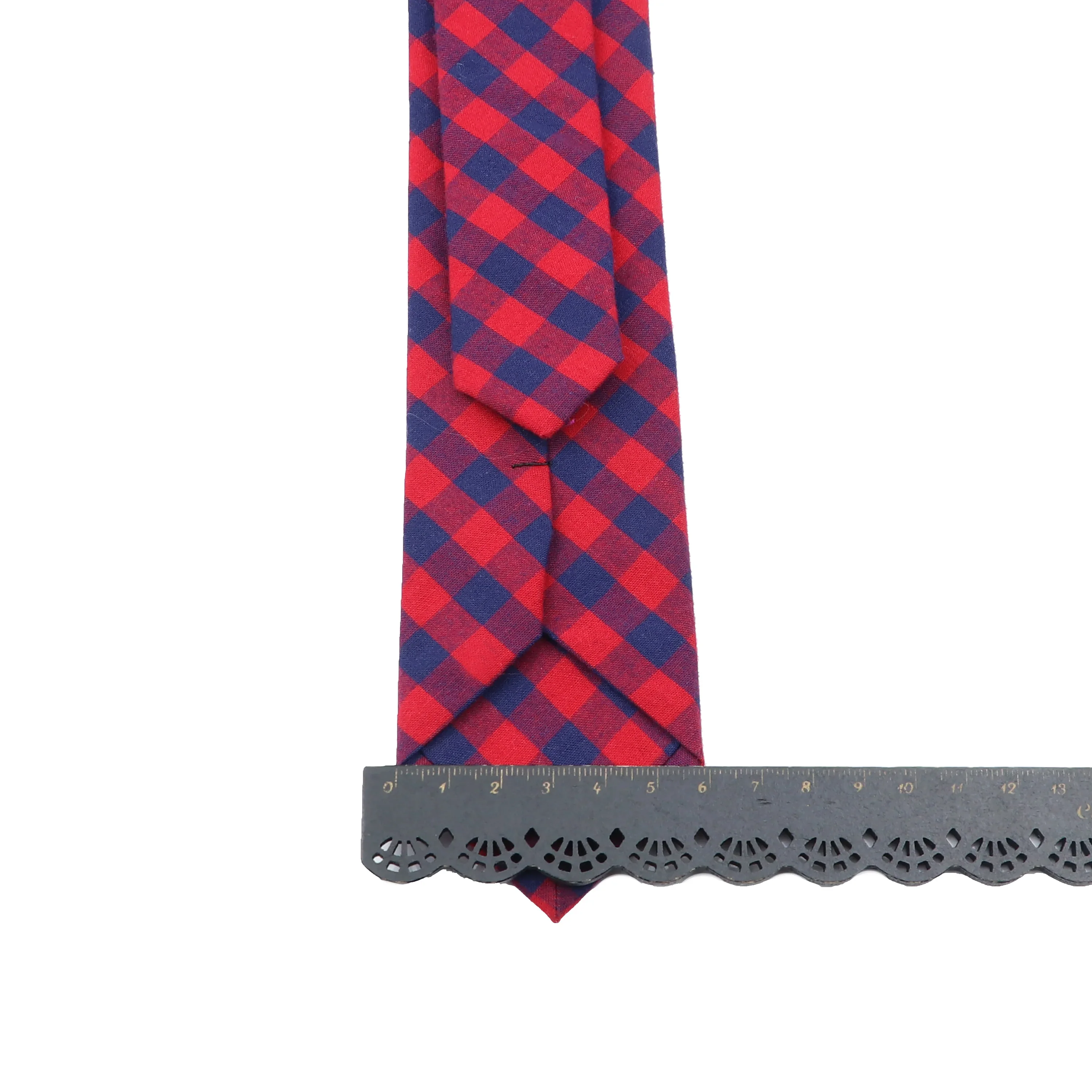 Fashion Plaid Tie For Men Women Colorful Skinny Cotton Necktie For Wedding Bussiness Casual Man's Neckties Suits Flower Cravat - Image 2