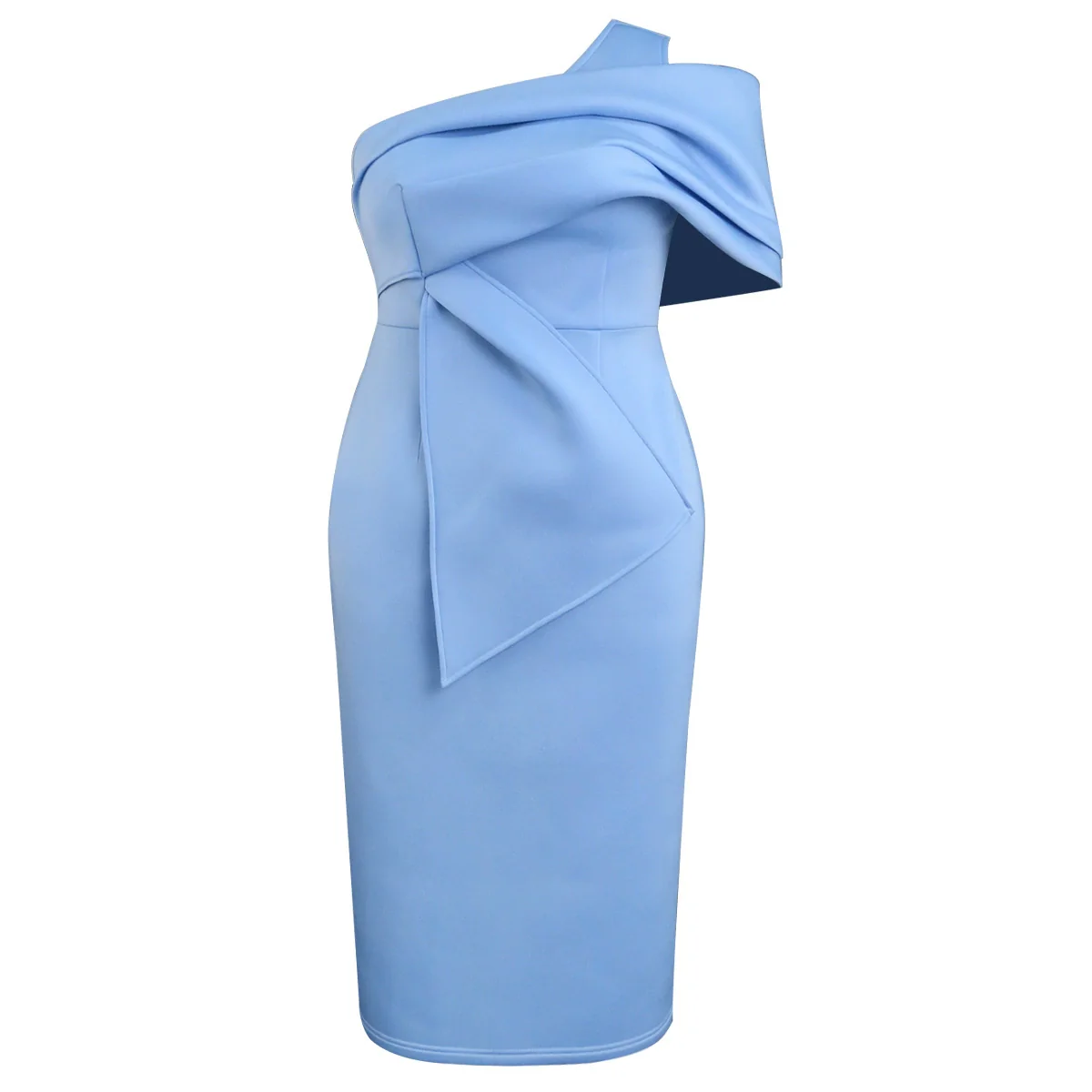 Fashion Plus Size Elegant Graceful Style One Shoulder Dress Dress plus Size Party Dress Women - Image 6