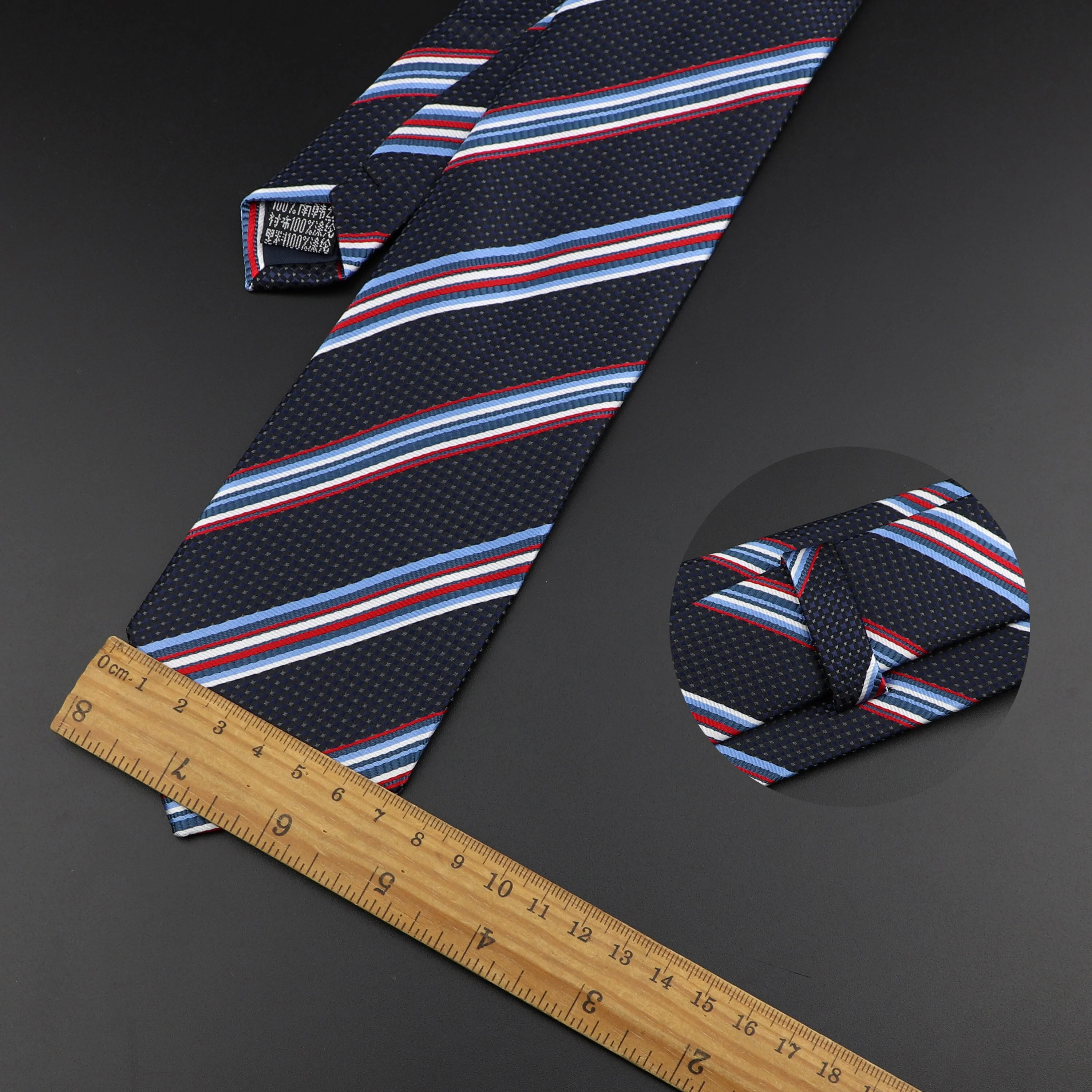 Fashion Polyester Necktie For Men Business Meeting Gravatas Homens Men's Formal 7cm Slim Striped Solid Tie Shirt Accessories Lot - Image 35