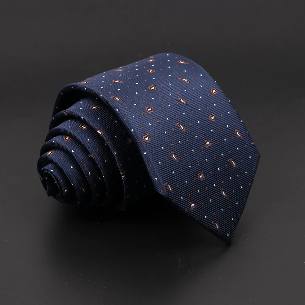 Fashion Polyester Necktie For Men Business Meeting Gravatas Homens Men's Formal 7cm Slim Striped Solid Tie Shirt Accessories Lot - Image 37