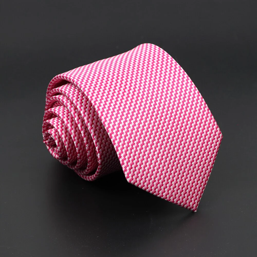 Fashion Polyester Necktie For Men Business Meeting Gravatas Homens Men's Formal 7cm Slim Striped Solid Tie Shirt Accessories Lot - Image 38
