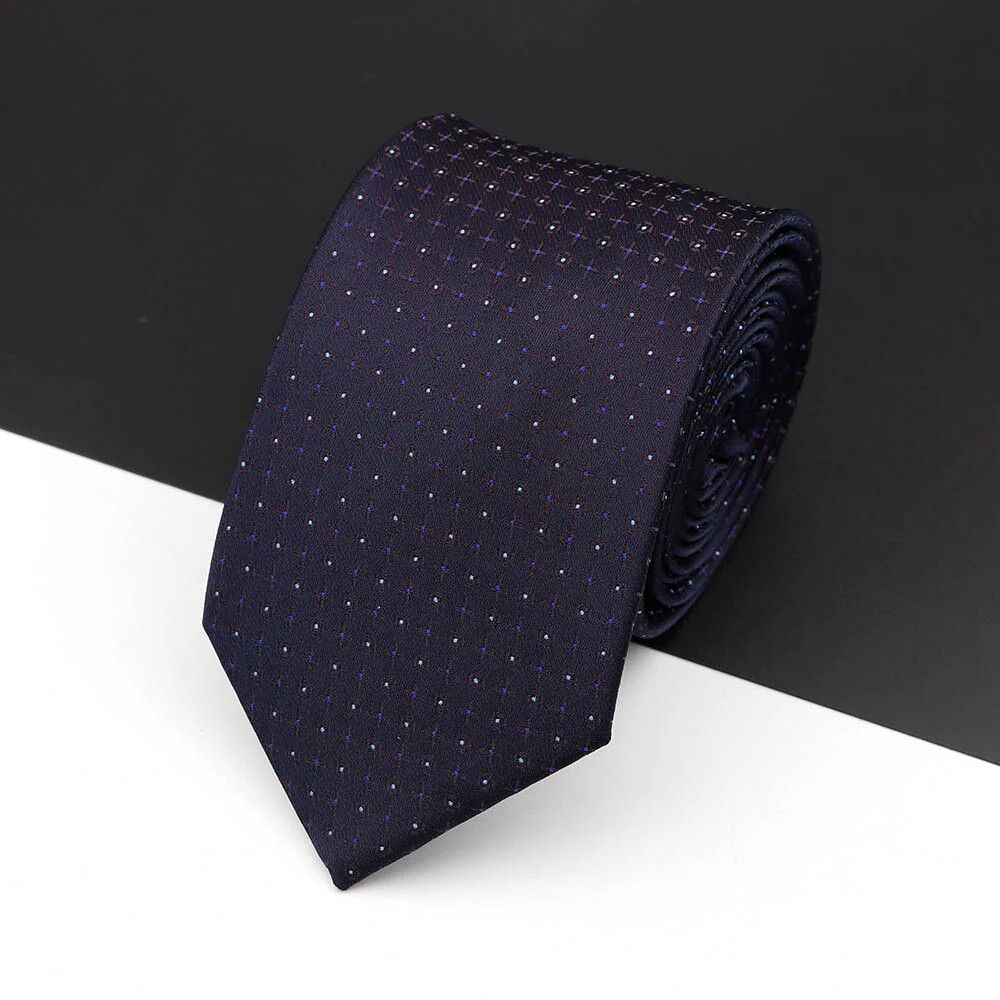 Fashion Polyester Necktie For Men Business Meeting Gravatas Homens Men's Formal 7cm Slim Striped Solid Tie Shirt Accessories Lot - Image 39