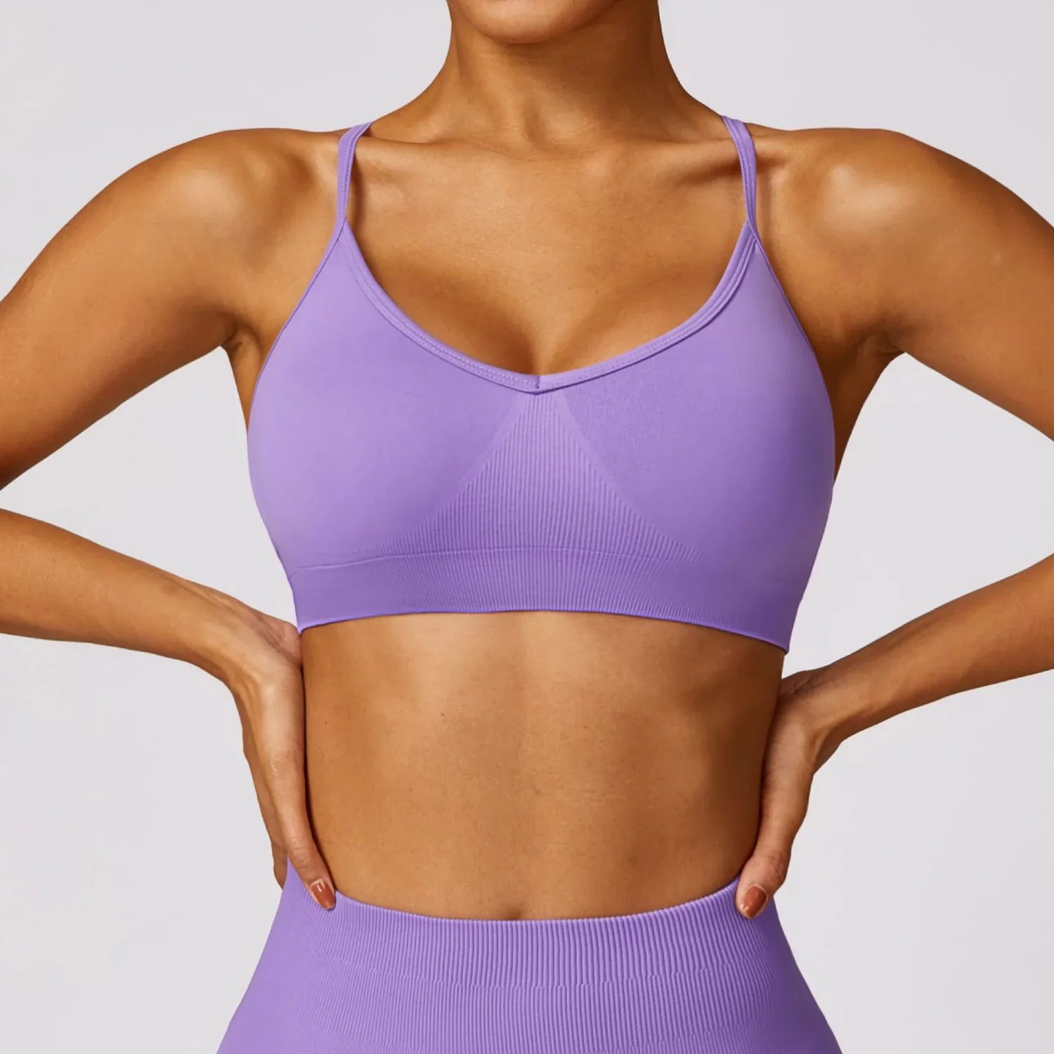 Fashion Seamless Beauty Back Yoga Bra Quick-Drying Tight Sports Underwear Outdoor All-Matching Workout Clothes for Women with Chest Pad - Image 10