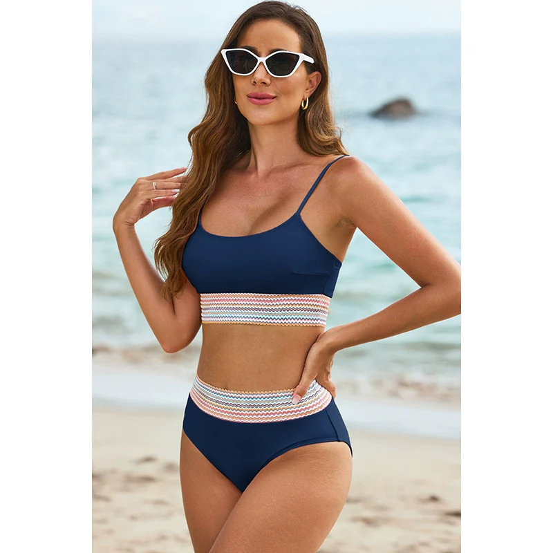 Fashion Seaside Vacation Hot Spring Sling Separates Swimsuit 2024 Summer New Sexy Triangle Bikini Swimsuit - Image 7