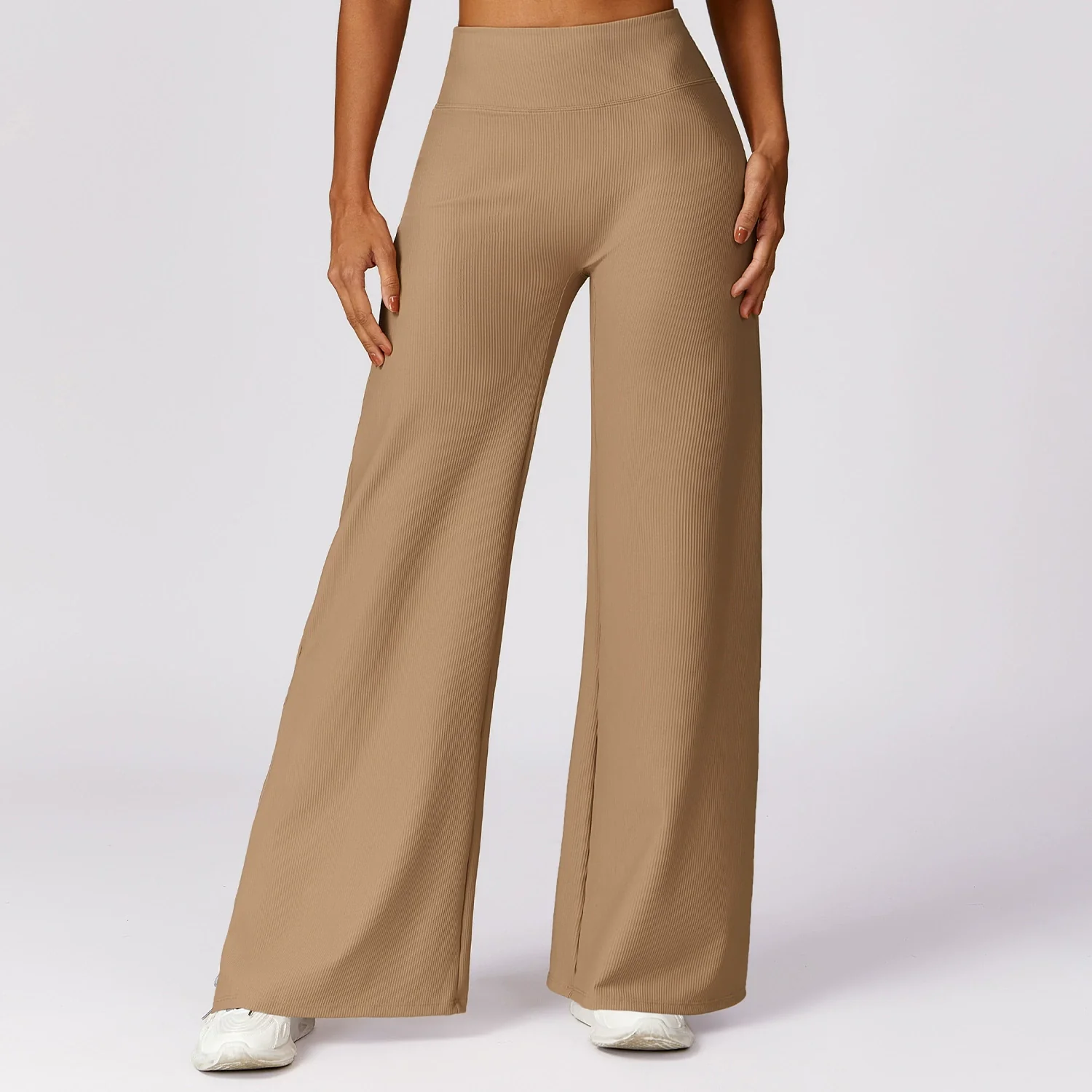 Fashion Thread High Waist Casual Pants Women's All-Matching Outer Wear Straight Wide Leg Pants Quick-Drying Loose Track Pants - Image 9