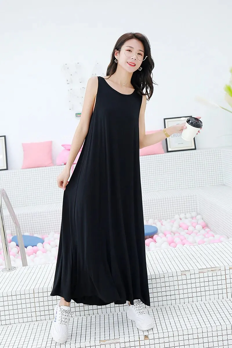 Fdfklak Modal Summer New Nighty Lingerie Femme Sexy Nightgowns Night Dress Women Nightwear Sleeping Dress Plus Size L XL XXL - Image 7