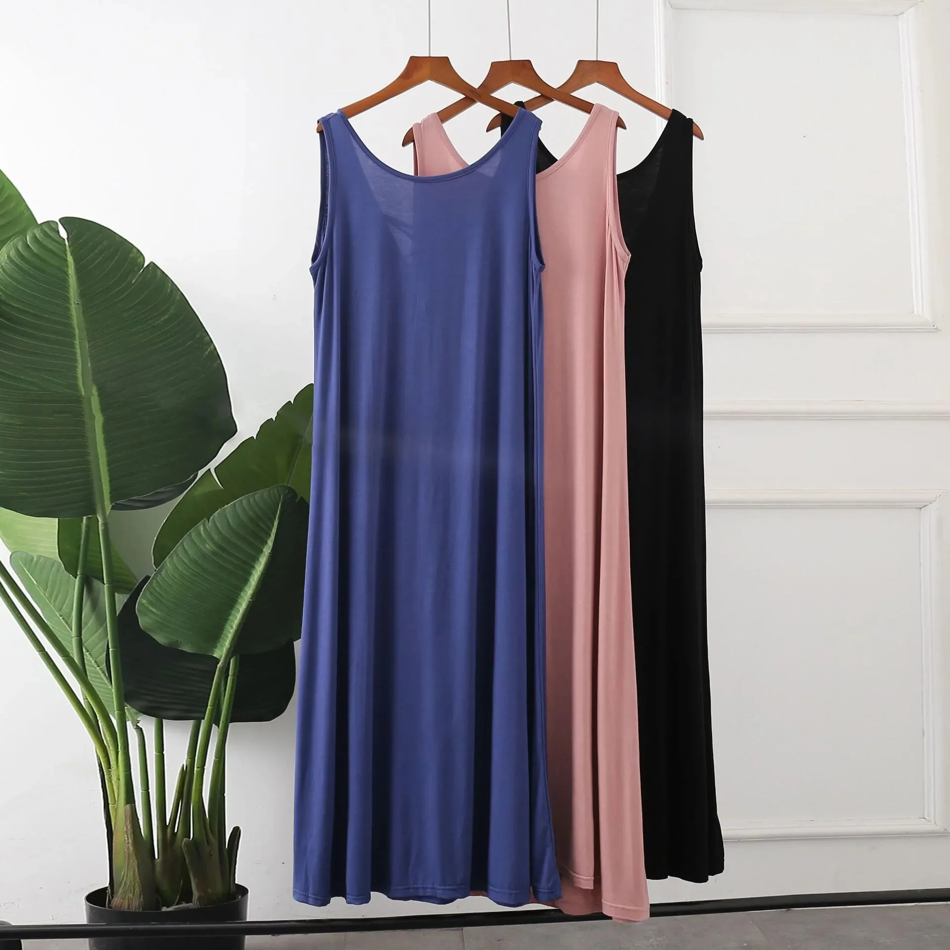 Fdfklak Modal Summer New Nighty Lingerie Femme Sexy Nightgowns Night Dress Women Nightwear Sleeping Dress Plus Size L XL XXL - Image 8