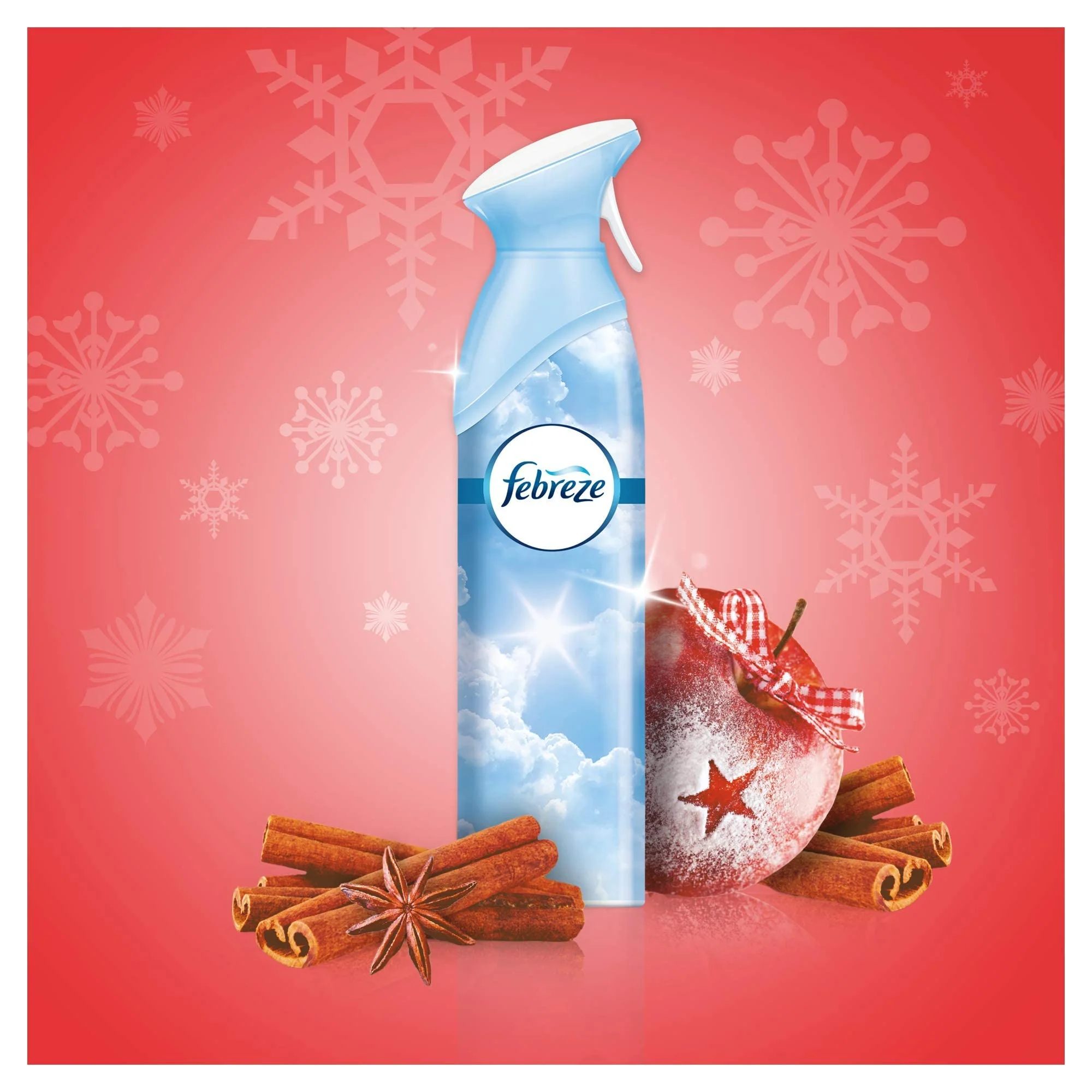 Febreze Air Mist Air Freshener Spray, Winter Collection Limited Edition, Spiced Apple Scent, 10.1 oz. (Pack of 3) - Image 6