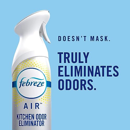 Febreze Room Air Fresheners, Home & Kitchen Room Fresheners, Air Freshener Spray, Odor Fighter Air Freshener for Home, Fresh Lemon Scent, 8.8 oz. Aerosol Can (Pack of 3) - Image 3