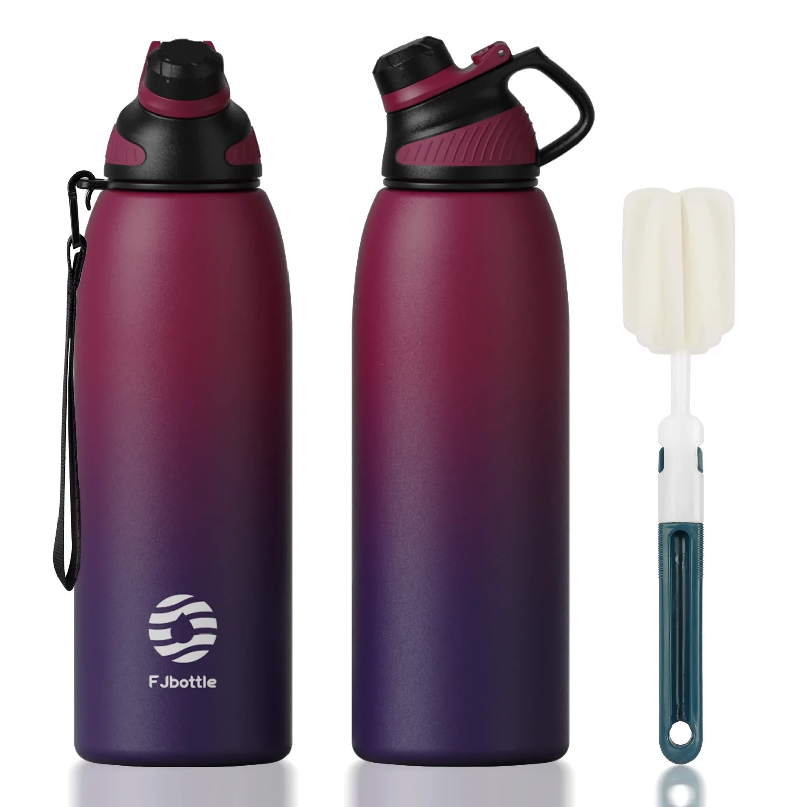 FEIJIAN-Stainless Steel Thermo Bottle with Magnetic Lid, Insulated Vacuum Flask, Outdoor Sport Water Bottle, Keep Cold, 1500ml - Image 12