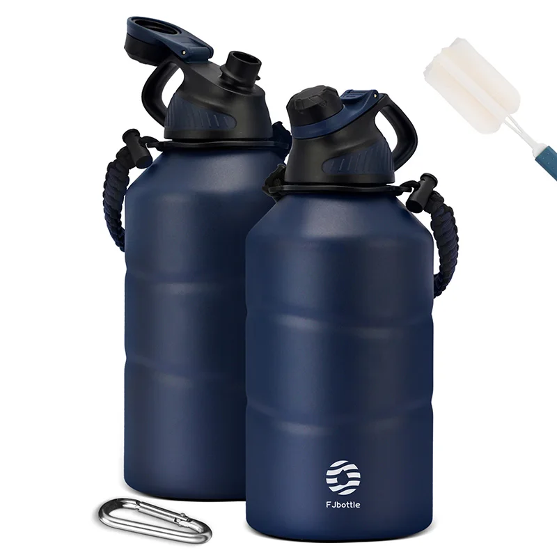 FEIJIAN Thermos Bottle 1.9L Large Capacity Stainless Steel Thermal Water Bottle Cold and Hot Vacuum Flask With rope Gym - Image 16